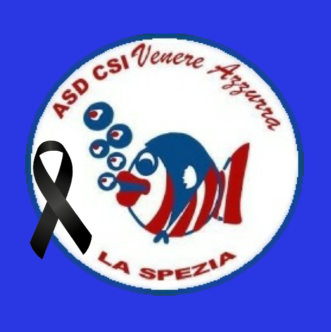 Logo con nastro lutto