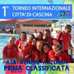 Venere Azzurra U15 vittoria torneo città di Cascina